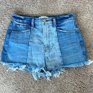 Abercrombie High Rise Mom Shorts